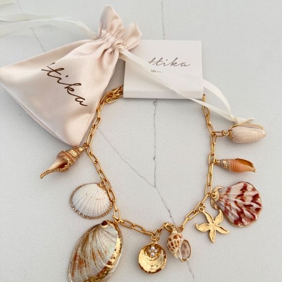 Ettika Private Island Assorted Shell Necklace New - Picture 2 of 5